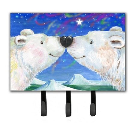 Carolines Treasures Carolines Treasures CDCO0487TH68 Polar Bears Polar Kiss by Debbie Cook Leash or Key Holder CDCO0487TH68